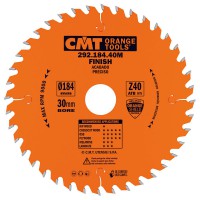 CMT Industrial Fine Cut Saw Blade 225mm dia x 2.8 kerf x 30 bore Z48 15ATB